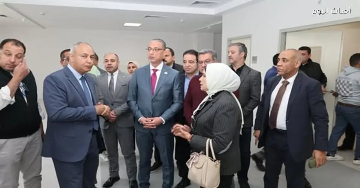 محافظ الجيزة يزور مستشفى بولاق الدكرور قبل الافتتاح