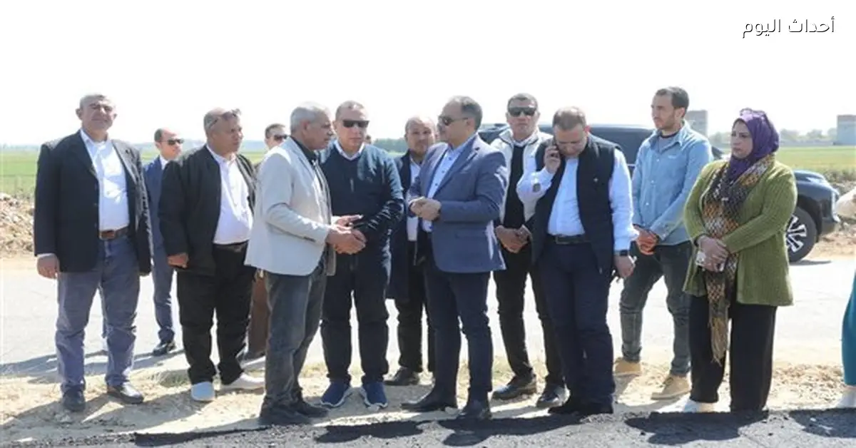 70% من أعمال تطوير طريق المانسترلي بتكلفة 20 مليون جنيه