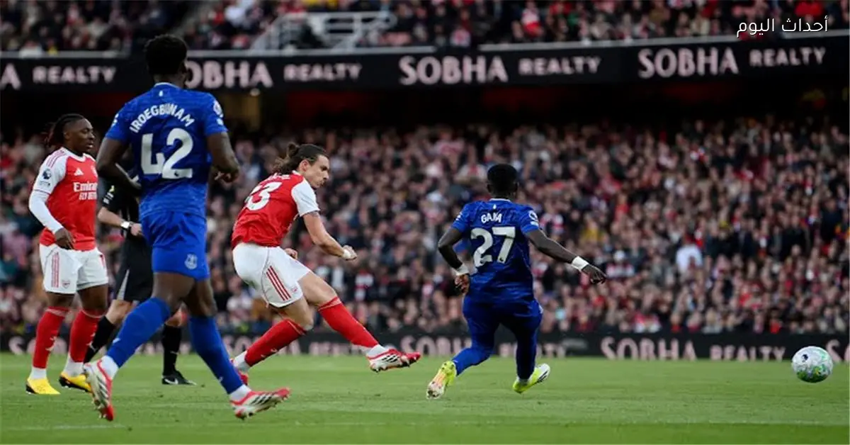آرسنال يحقق فوزاً صعباً على إيفرتون بهدفين في الدوري الإنجليزي