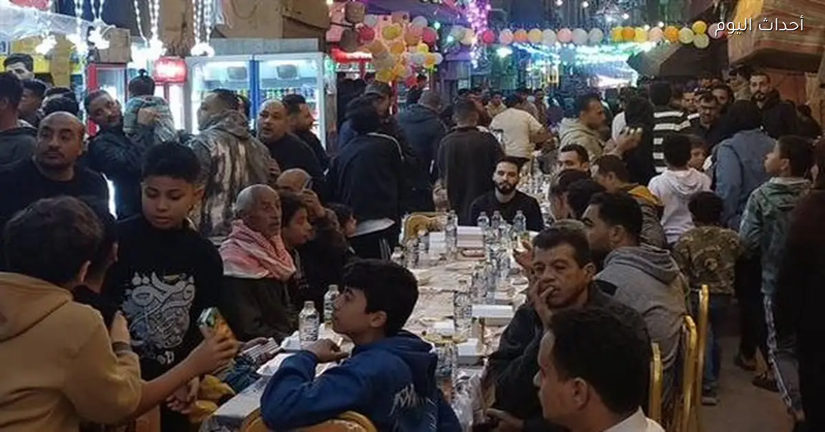 آلاف الصائمين يشاركون في إفطار جماعي بفيصل