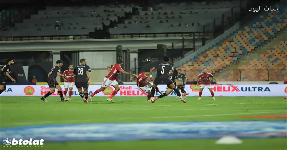 أحمد عبد القادر رجل مباراة الأهلي وزد بالدوري المصري