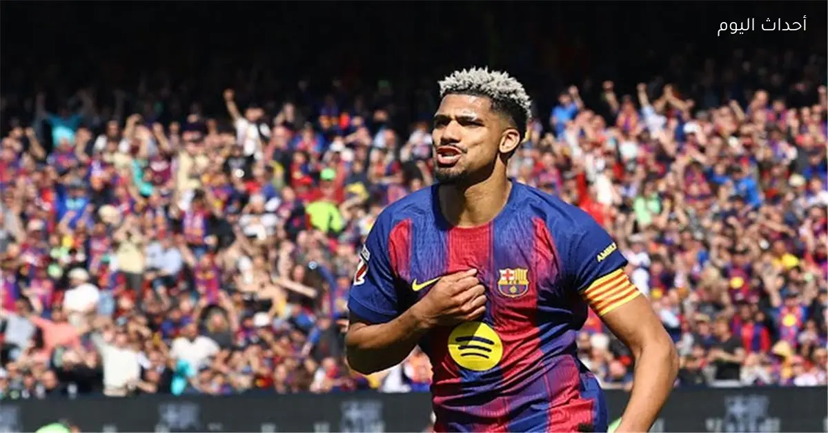 أراوخو يحرز هدف برشلونة الأول في شباك رايو فاليكانو