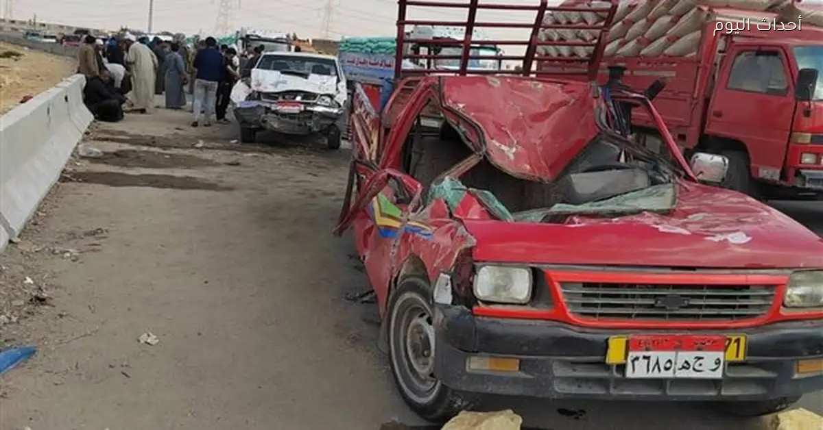 أسماء مصابي وضحايا حادث بني سويف على الطريق الشرقي القديم