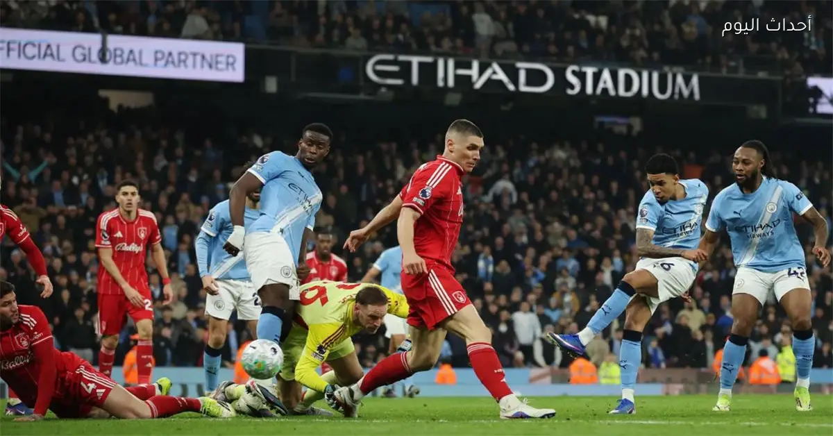 أفضل لاعب في مباراة مانشستر سيتي ونوتينجهام بالدوري الإنجليزي