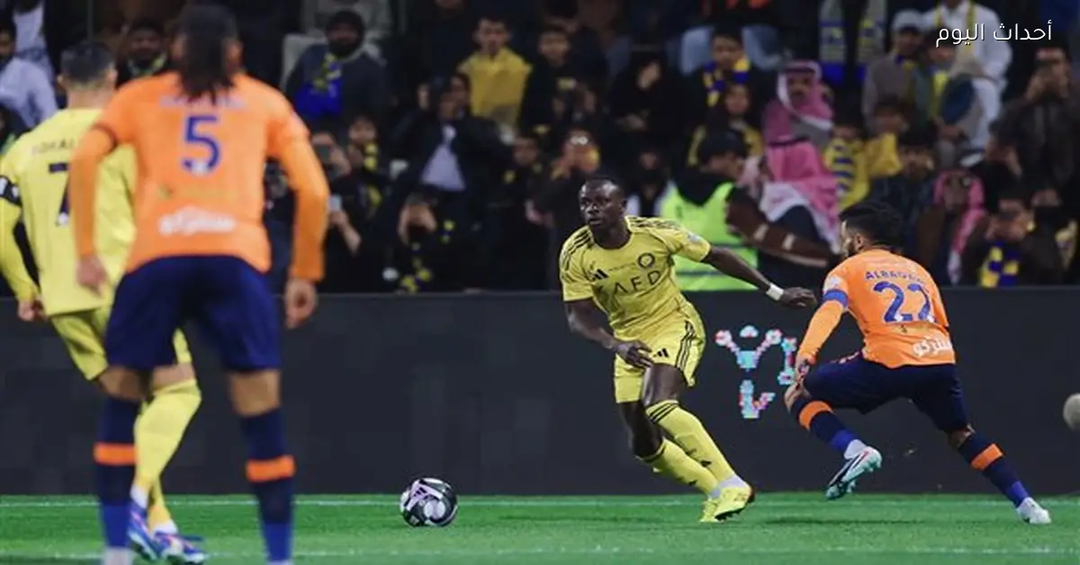 أهداف وملخص الشوط الأول لمباراة النصر والفيحاء في الدوري السعودي 2025-26