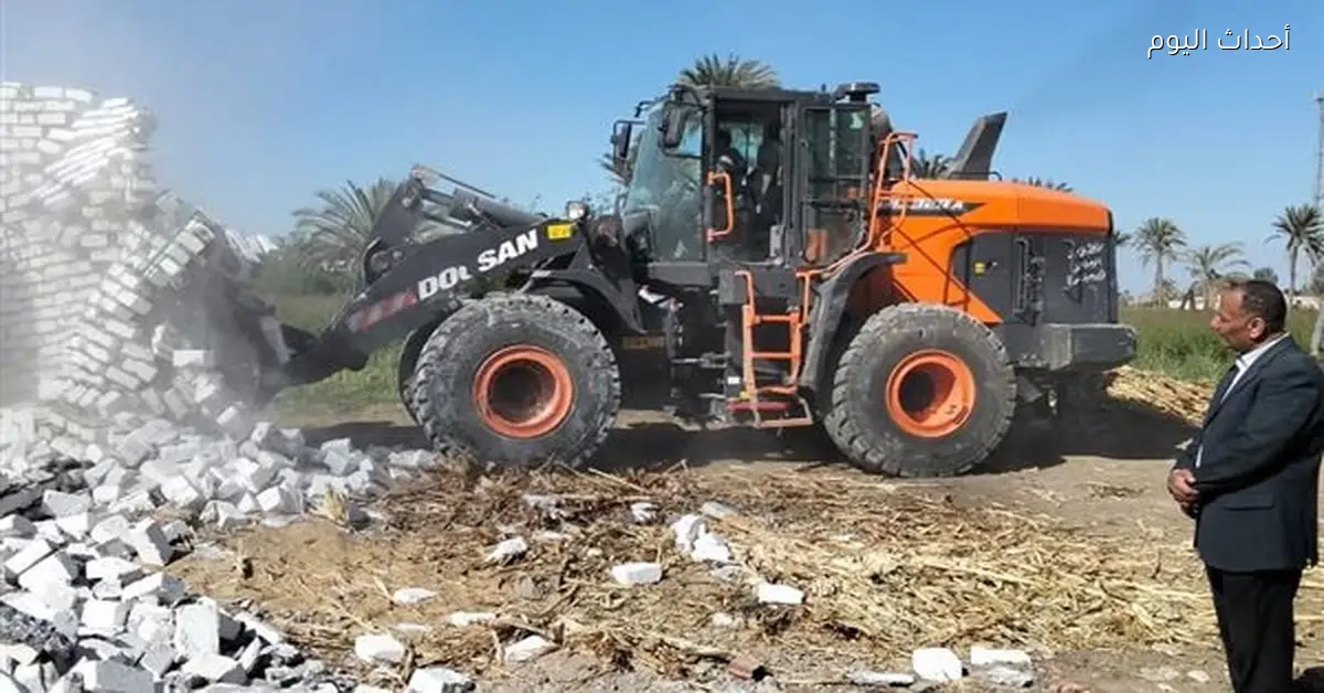 إزالة 1400 حالة تعدٍّ في بني سويف خلال الموجة الـ28