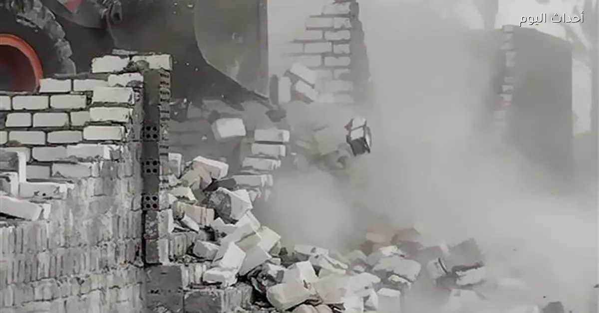 إزالة 317 حالة إشغال وتعديات في سمسطا وبني سويف