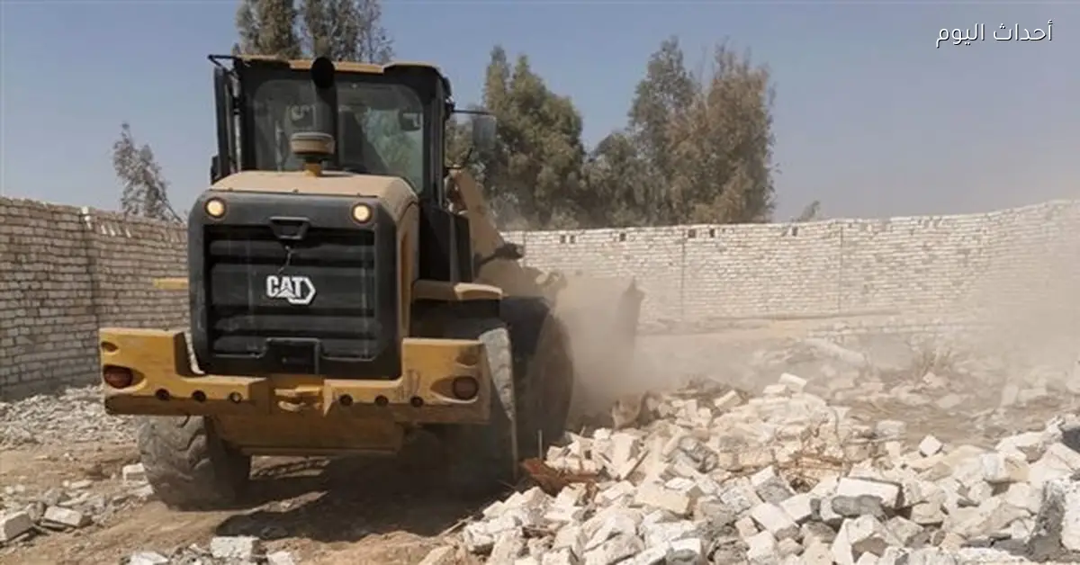 إزالة 7 حالات تعدٍّ في أسيوط خلال الموجة الـ28