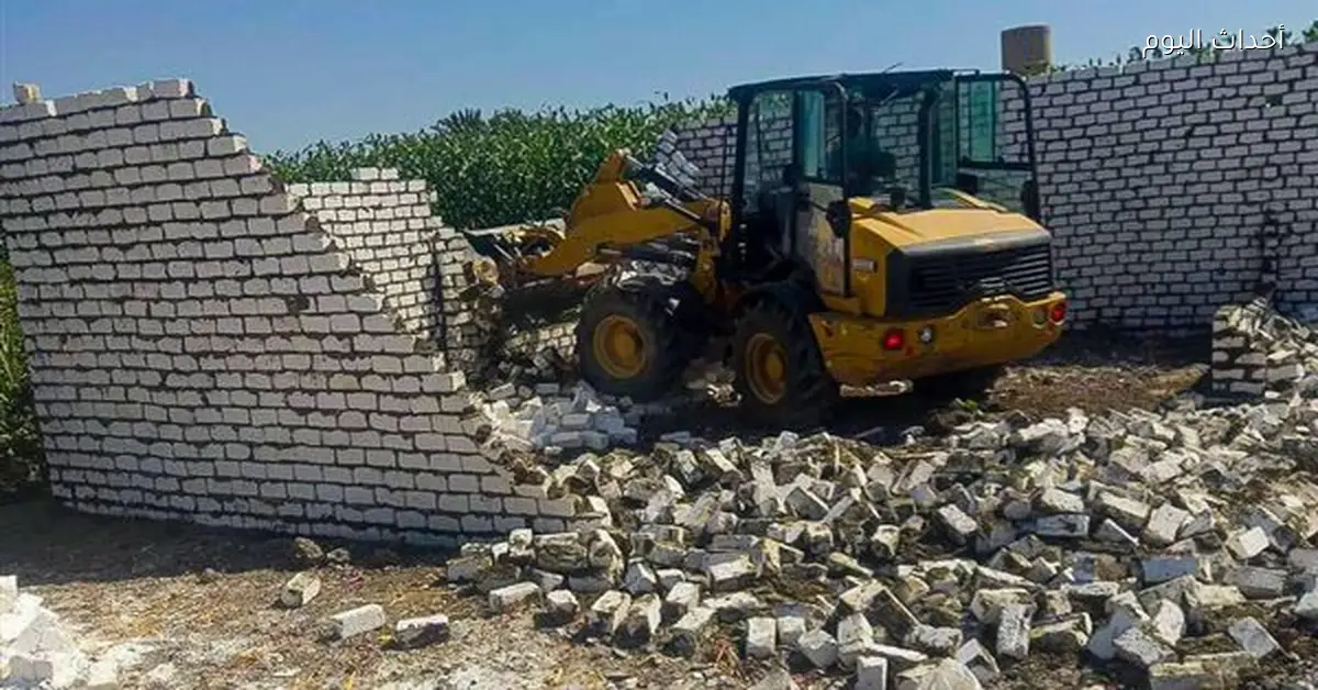 إزالة 700 حالة في بنى سويف ضمن الموجة الـ28