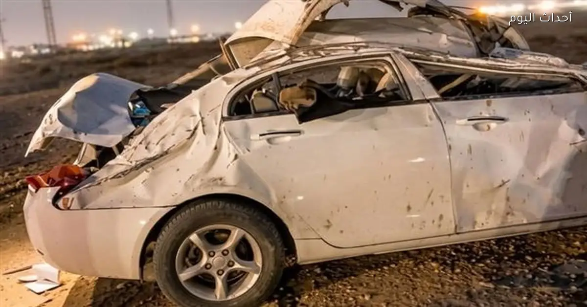 إصابة 5 في حادث انقلاب سيارة بطريق السويس القاهرة