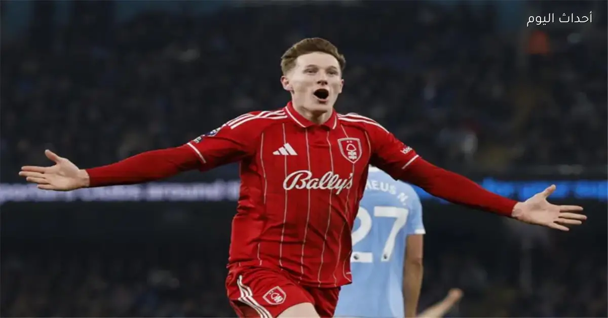 إليوت أندرسون يحقق هدف التعادل لنوتينجهام ضد مانشستر سيتي