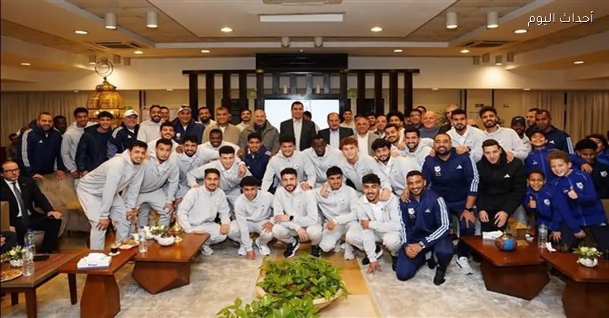 إنبي يحتفي بوزير الشباب ورئيس رابطة الأندية
