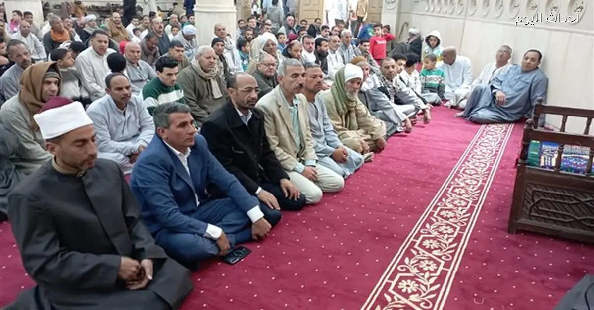 افتتاح مسجد ميهوب بقرية الرياض بتكلفة مليون جنيه