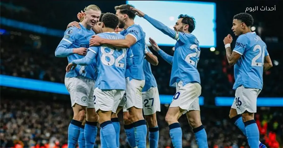 تشكيل مانشستر سيتي لمباراة ووست هام يونايتد في الدوري الإنجليزي