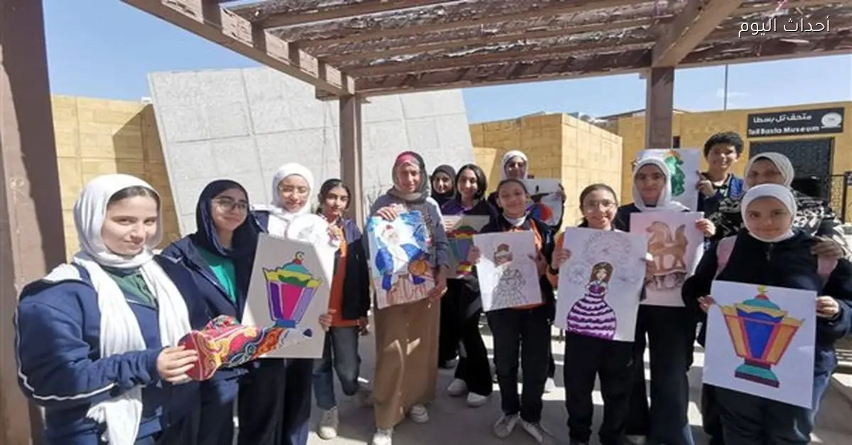 جولات إرشادية لـ 197 طالبًا وزائرًا في متحف تل بسطا