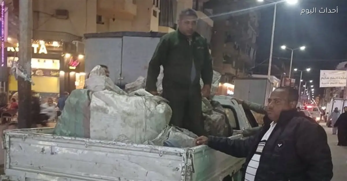 حملة في الأقصر تصادر 20 فوامة للنباشين للحفاظ على المظهر الحضاري