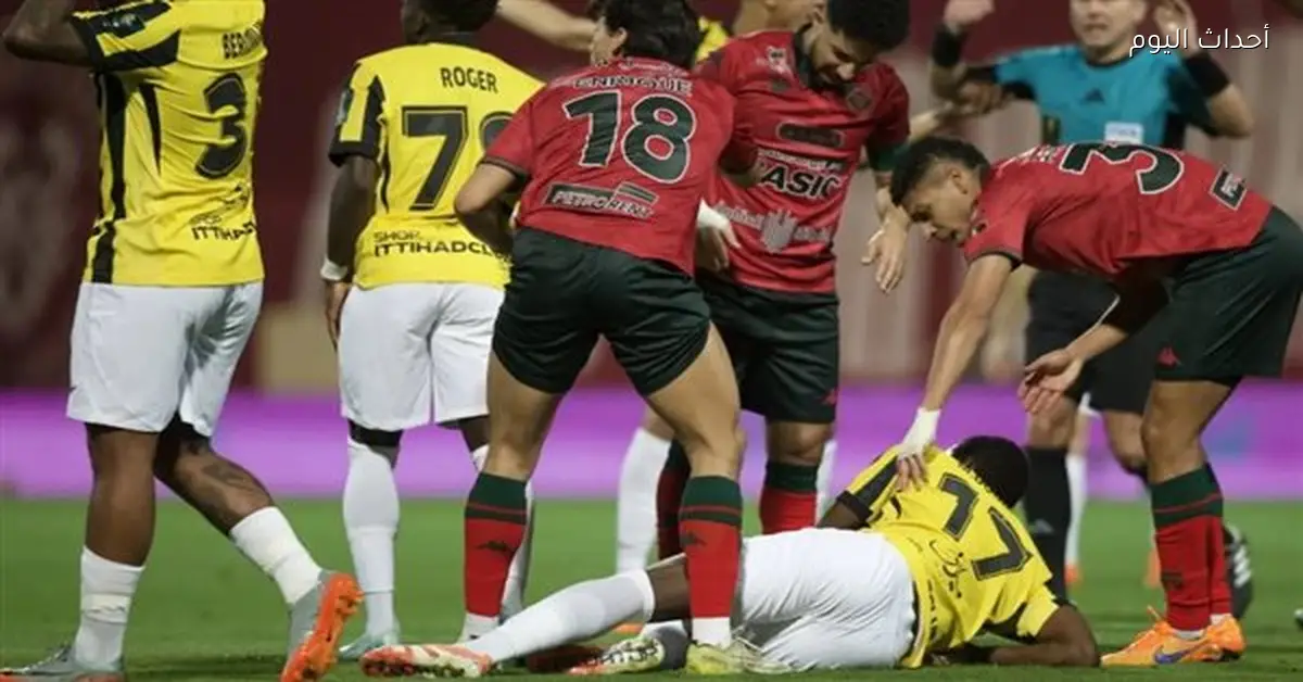 دومبيا يحتاج لجراحة بعد إصابته في نصف نهائي كأس الملك حسب إعلان الاتحاد