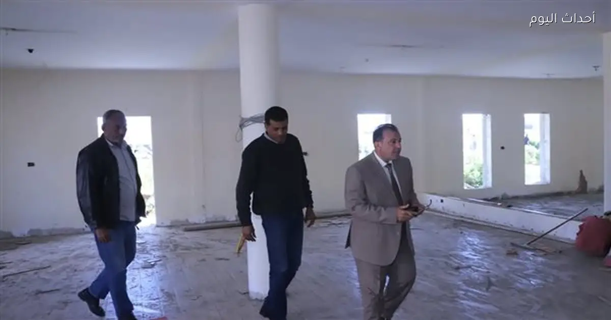 رئيس جامعة قنا يتفقد تطوير الحرم الجامعي