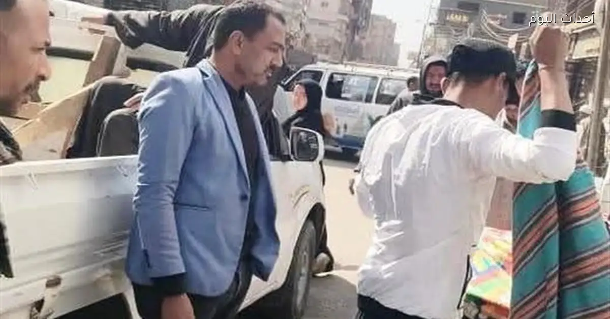 رفع الإشغالات بالشوارع الرئيسية والفرعية في أسوان