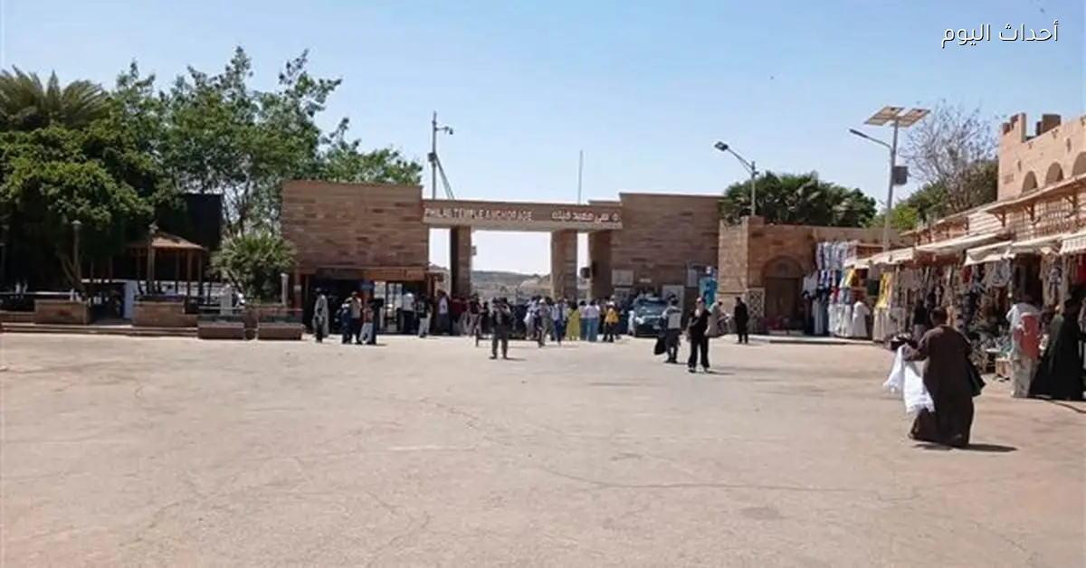 رفع كفاءة المواقع الأثرية في أسوان للاحتفال بعيد الفطر