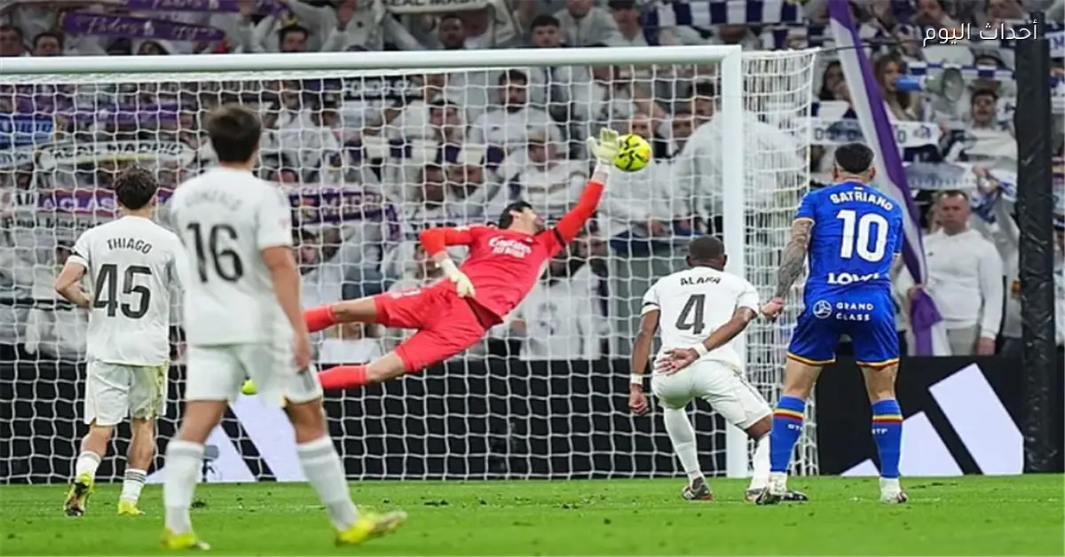 ساتريانو يفتتح التسجيل لخيتافي أمام ريال مدريد