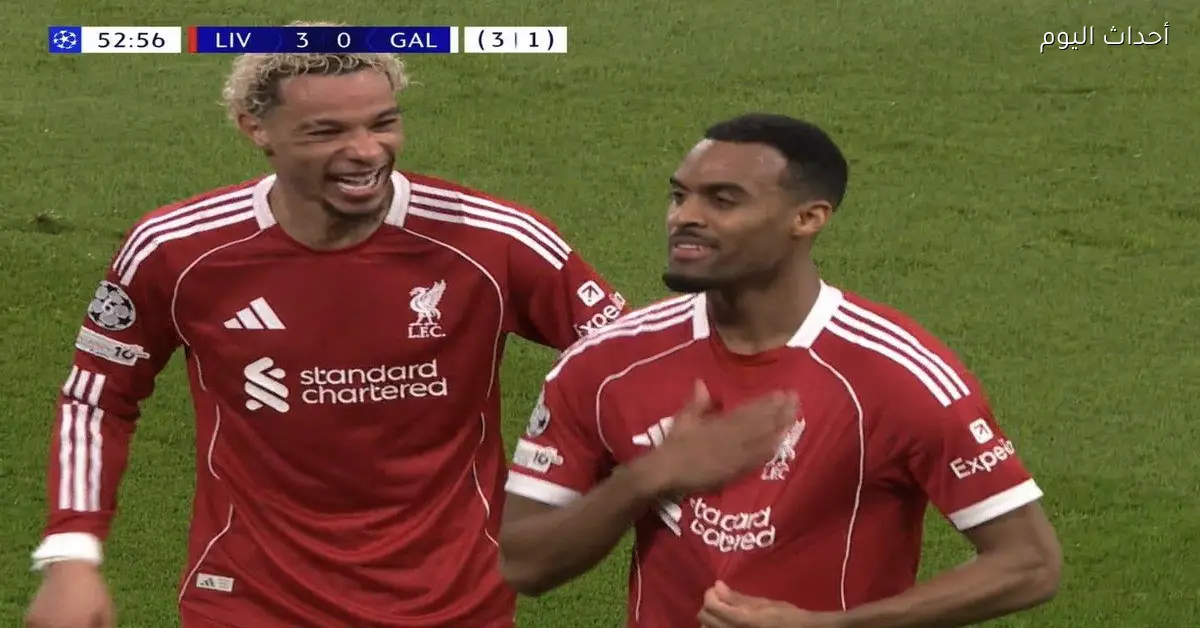 صلاح يساهم في تسجيل جرافنبيرخ هدف ليفربول الثالث أمام جالطة سراي