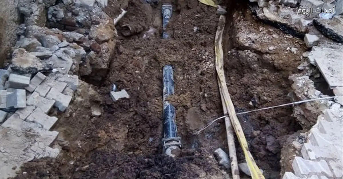 عودة ضخ المياه في قنا بعد إصلاح كسر خط “عمر أفندي”