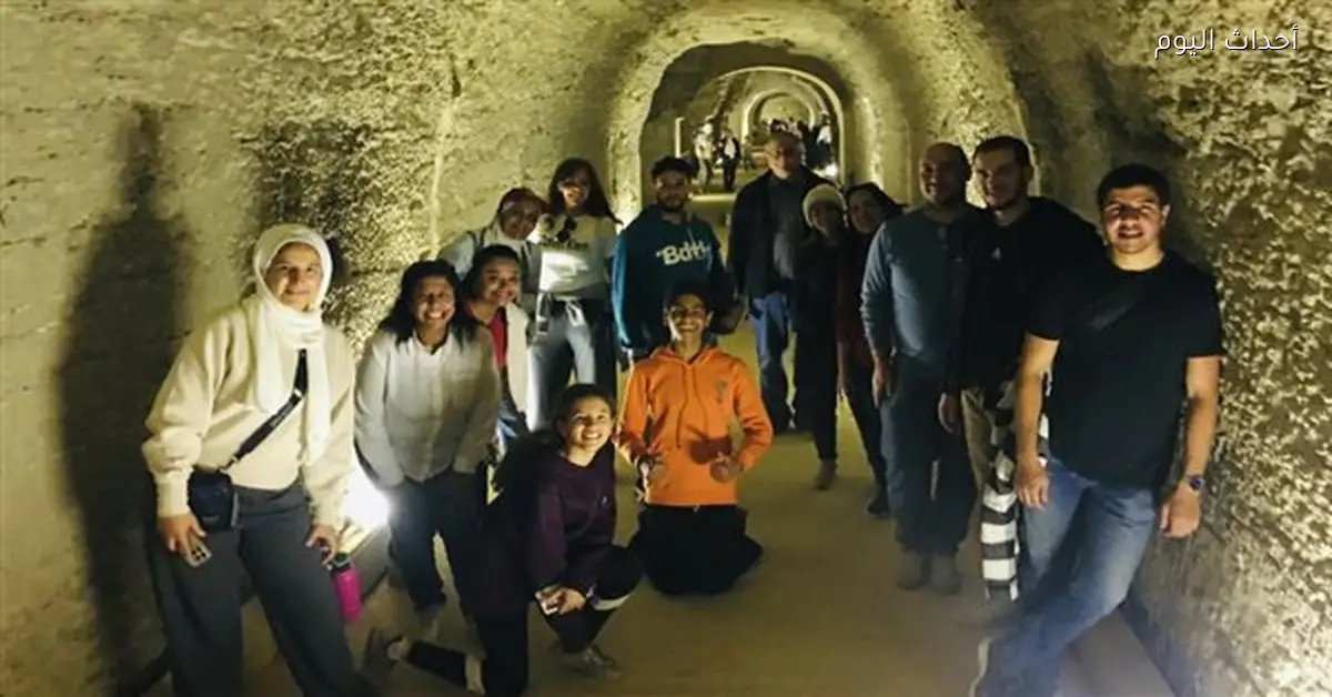 فسحة أثرية في سقارة ودهشور خلال العيد