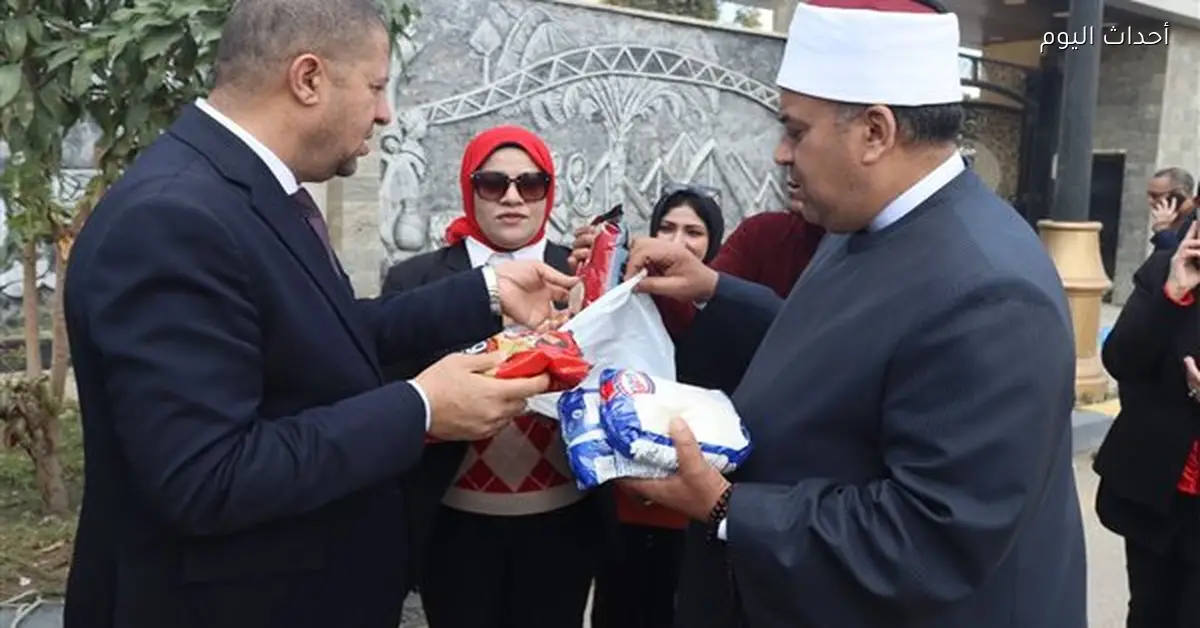 قافلة الخير تدعم الأسر المحتاجة في بني سويف قبل العيد
