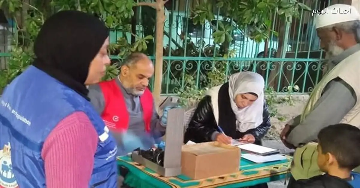 قافلة طبية لفحص المواطنين في مسجد خالد بن الوليد بالسويس