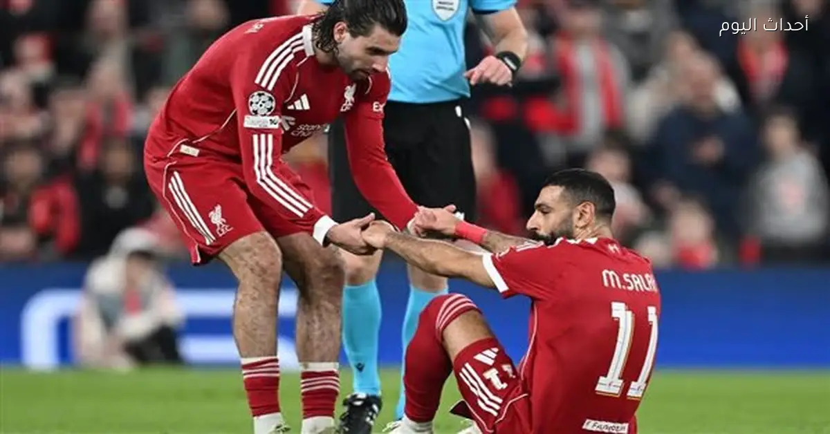 قلق في ليفربول بعد إصابة محمد صلاح في مباراة غلطة سراي