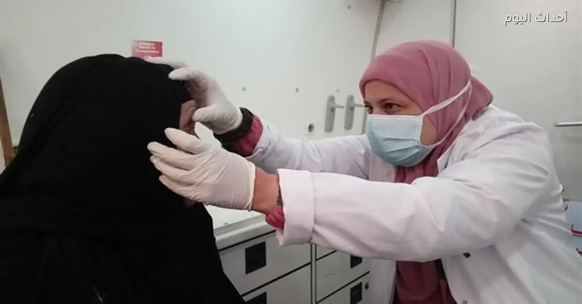 كشكف على 1350 مريضا في قرية تمام كساب ببني سويف