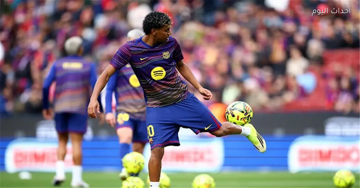 لامين يامال يسجل الهاتريك في مباراة برشلونة ضد فياريال