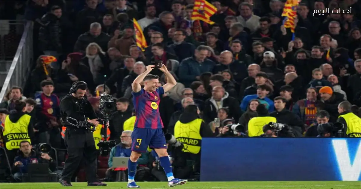 ليفاندوفسكي يقود برشلونة لفوز كبير بتسجيله هدفين في شباك نيوكاسل