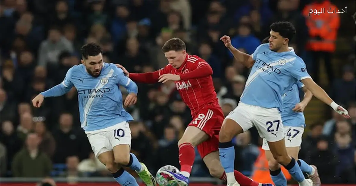 مانشستر سيتي يستعرض مبارياته القادمة في الدوري الإنجليزي بعد التعادل مع نوتينجهام فورست