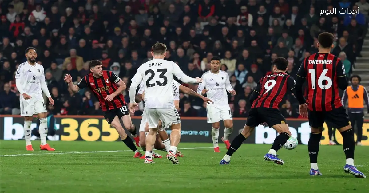 مانشستر يونايتد يتعادل مع بورنموث في مباراة متقلبة بالدوري الإنجليزي
