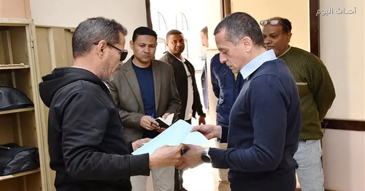 محافظ أسوان يزور مدرستي الأمل للنور والصم بحملة تفتيش مفاجئة