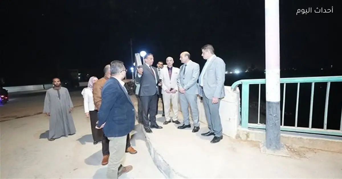 محافظ أسيوط يتفقد تطوير كوبري نجع سبع مساءً