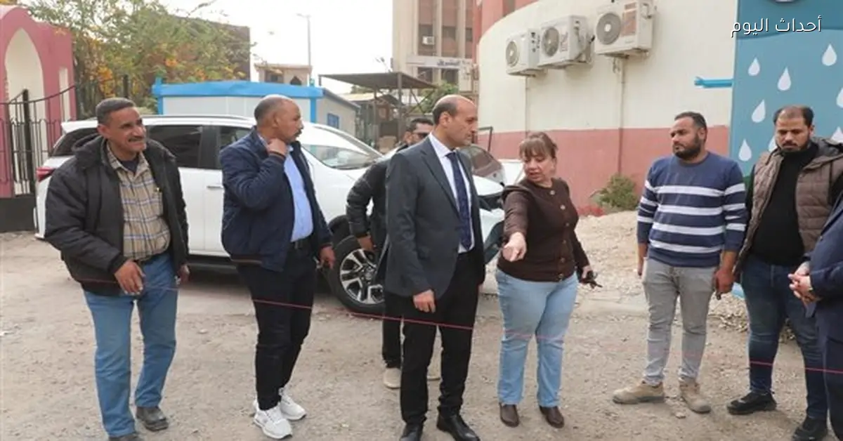 محافظ أسيوط يتفقد خزان غرب المدينة لتوسعة شارع الجيش