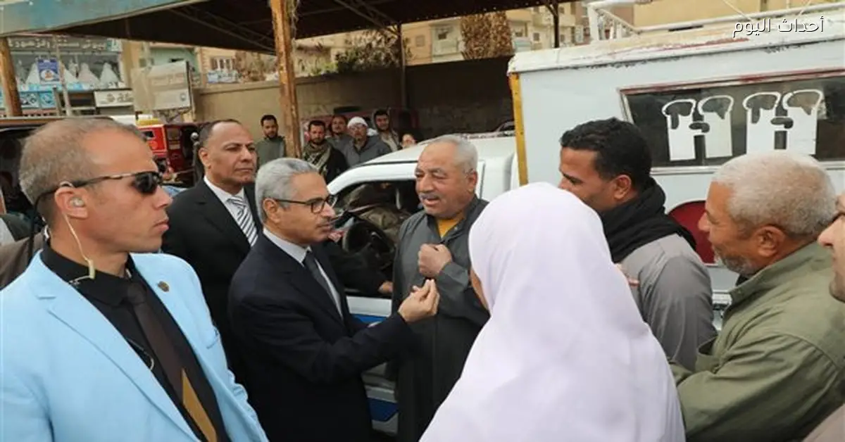 محافظ بني سويف يكلف التموين بعد تفقد موقف سمسطا ومحطات الوقود