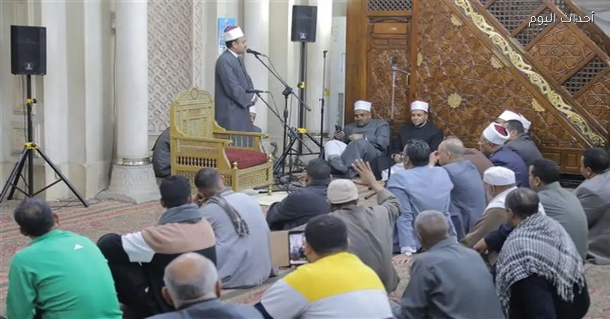 محافظ قنا يحضر احتفالية غزوة بدر في مسجد عبد الرحيم القنائي