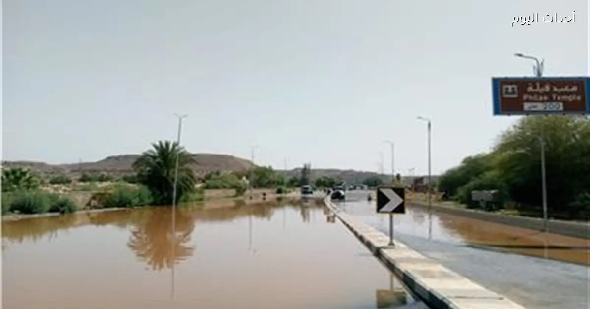 محطة الكرور تتعرض لكسر في خط الطرد الرئيسي