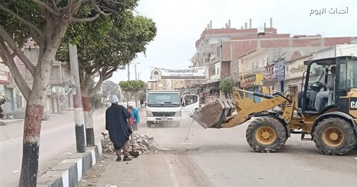 مراكز ومدن الشرقية تعزز حملات النظافة في عيد الفطر