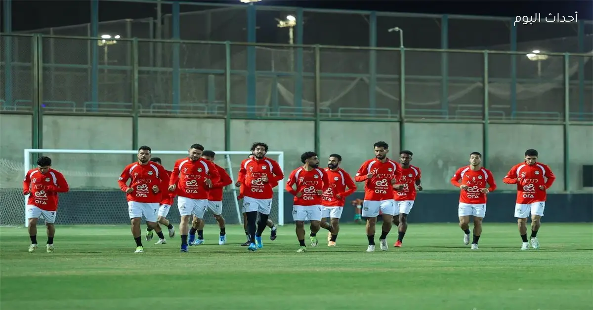 مران منتخب مصر تدريبات مميزة للاعبين وممر شرفي للمنضمين الجدد