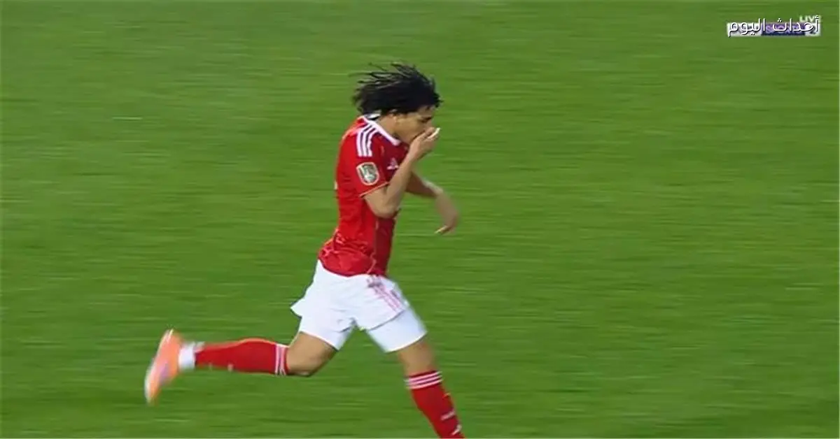 مروان عثمان يسجل هدف التعادل للأهلي ضد الترجي