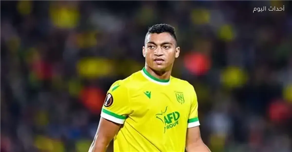 مصطفى محمد على دكة البدلاء في مباراة نانت أمام أنجية بالدوري الفرنسي