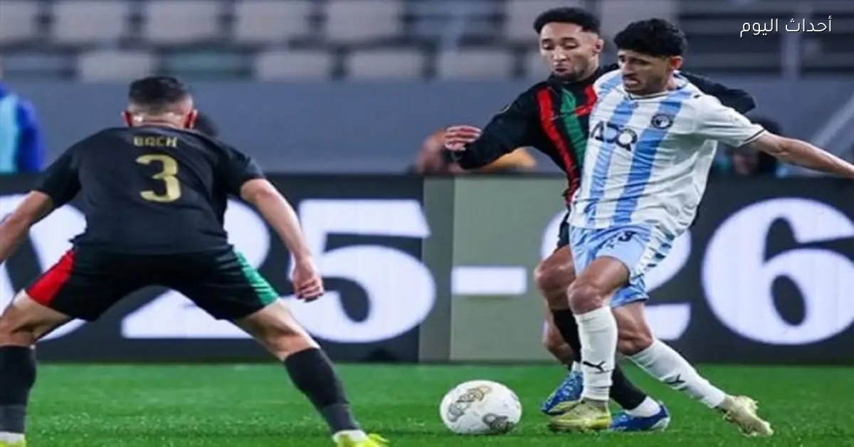 مغربي يتقدم بهدف وبيراميدز يواجه الضغوط في الشوط الأول