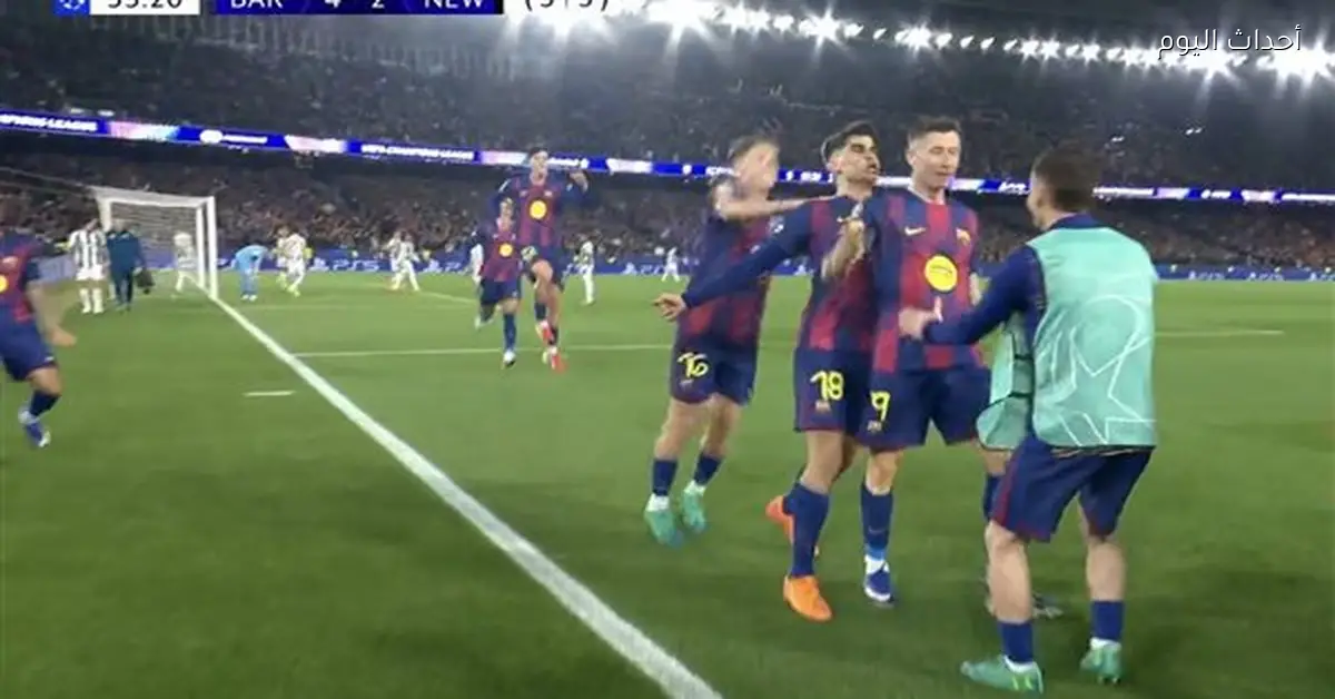 ملخص مباراة برشلونة ونيوكاسل في الشوط الثاني (7-2) بدوري أبطال أوروبا