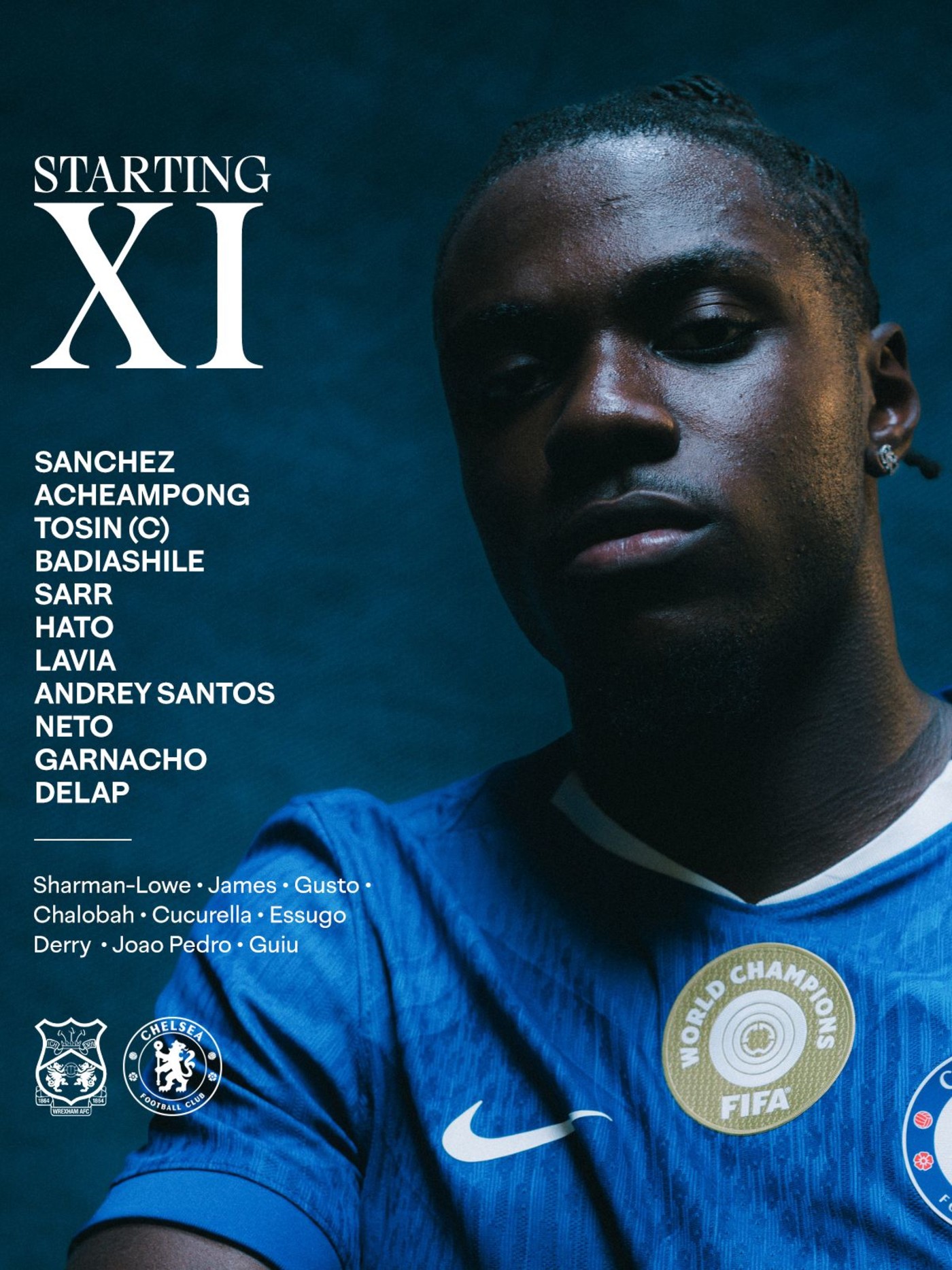 فريقكم البلوز في مواجهة ريكسهام! 💙