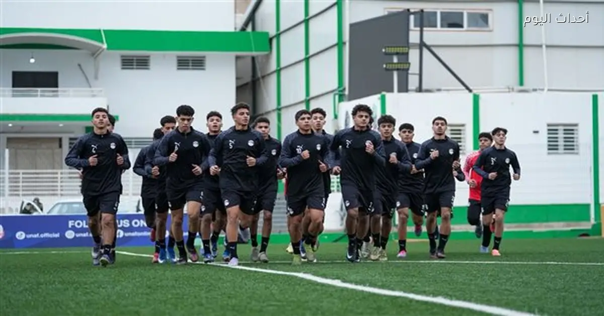 منتخب الناشئين يبدأ تدريباته في ليبيا ويجري كشفا طبيا للاعبين